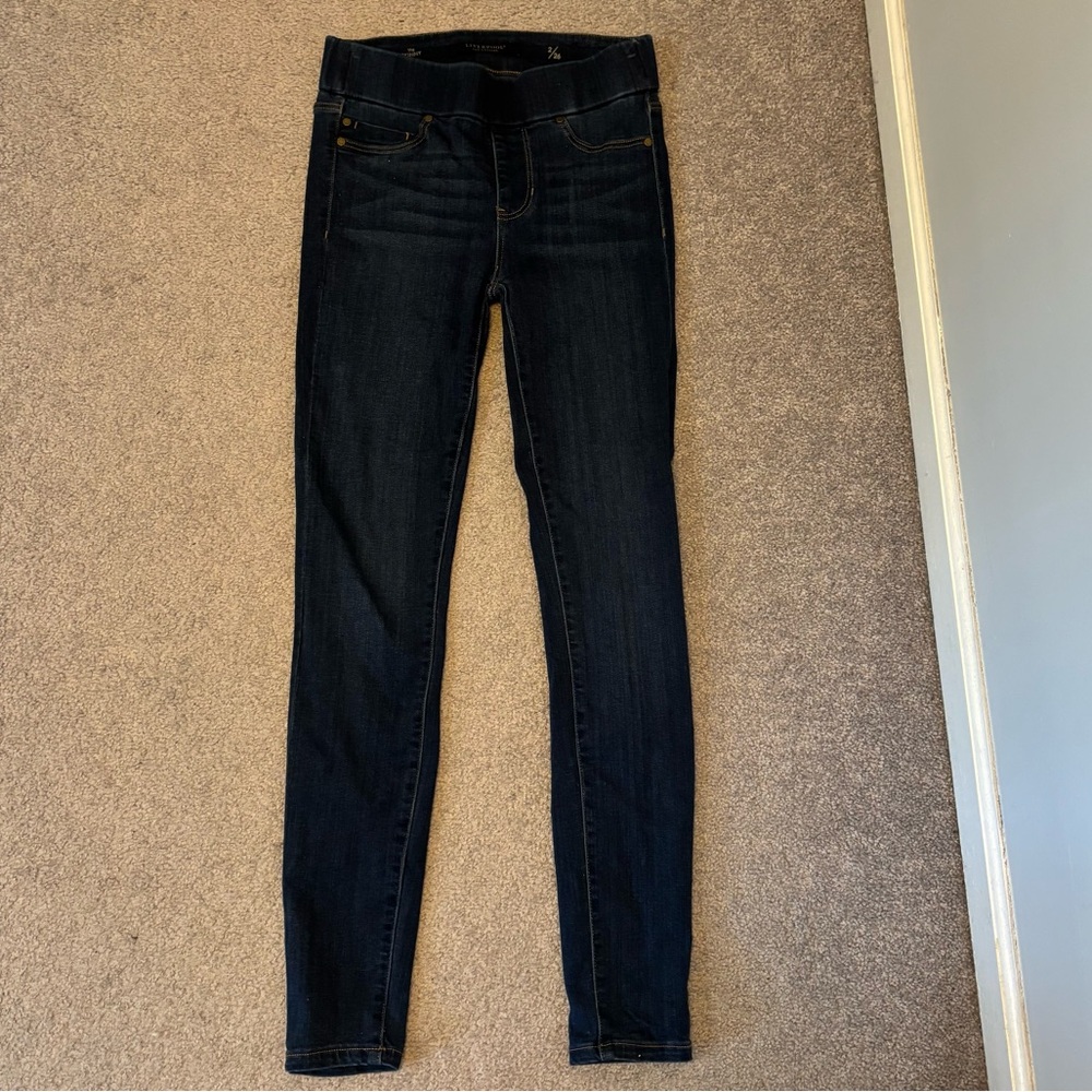Liverpool Women's Deep Indigo Skinny Pull On Jeans